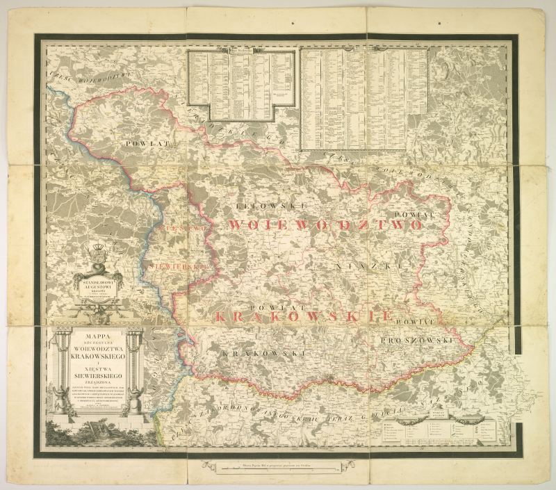 Województwo krakowskie, 1787