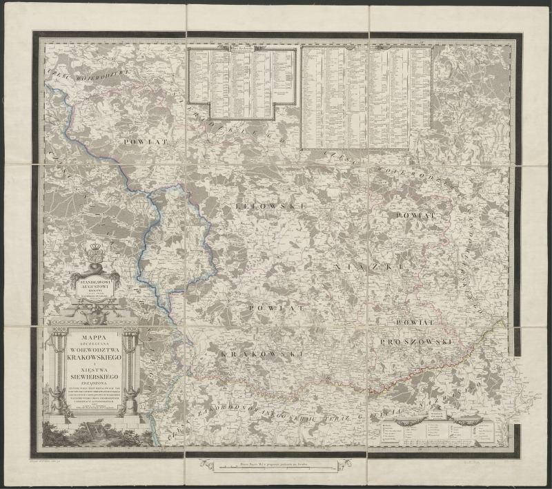 Województwo krakowskie, 1792